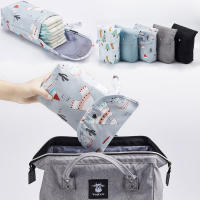 Bolsa De Pañales Impermeable Y Portátil Para Bebé Organizador De Almacenamiento De Pañales Para Viajes Y Exteriores Bolsa De Mano Para Silla De Paseo - details 25