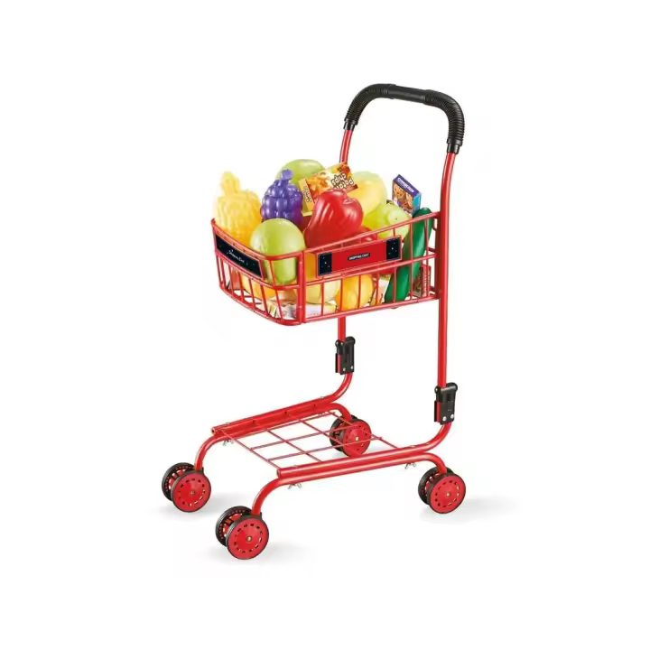 Carrito de Supermercado con 15 Piezas Juguetes IMITOYS - 1