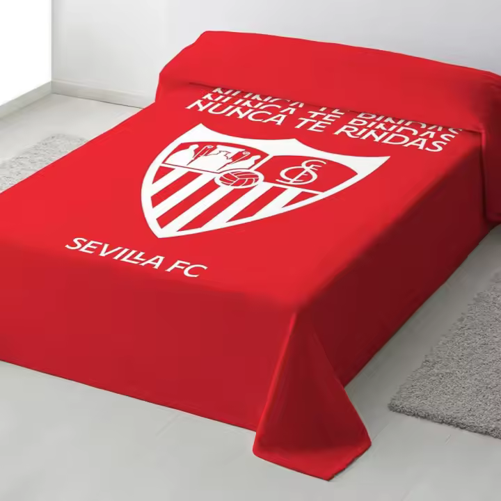 Manta Rachel Sevilla FC 160x220 cm Manta de tu equipo - 1