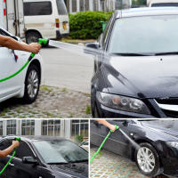 Manguera de Jardín Extensible de Doble Conector de Metal Alta Prisión, Tipo de Carrete,Adecuada para Riego de Jardín y Lavado de Coche - details 4