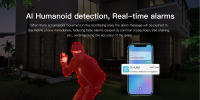 Cámara De Seguridad WIFI 3MP Exterior IP Con Visión Nocturna Y Vigilancia Inteligente Cámara De Video Grabadora Batería Poder - details 7