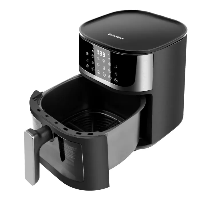 Ostark Freidora de Aire 5L  5.5L 6L 16L Sin Aceite, 1400W, Pantalla Táctil, 80-200°C, 60 Min Temporizador, Capacidad Grande, Fácil Limpiar, 220-240V ~ Para Cocina Saludable - 1
