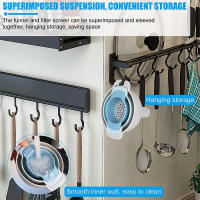 Funel De Cocina 4 En 1 Con Filtro Desmontable Funel Para Rellenar Botellas De Grado Alimenticio BPA-Free Eco-amigable - details 1