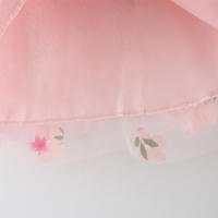 Vestido De Princesa Para Bebé Niña Verano Con Volante Y Diseño De Pétalos Vestido De Cumpleaños De Malla Para Niñas Edad 0-3 Años - details 7