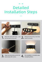 Lámpara De Pared Exterior Impermeable LED Para Decoración Del Hogar Jardín Veranda Y Escaleras Luminaire Facade Luz Exterior - details 16
