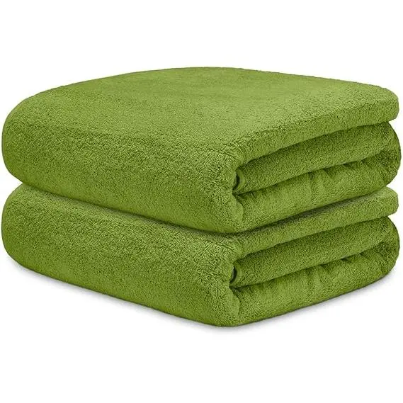 Toallas Baño Grandes 70x140cm Algodón 450g/m² – Suaves y Absorbentes – Toallas de Ducha para Hogar, Piscina, Gimnasio o Hotel - Calidad Premium - Alta Resistencia - 1