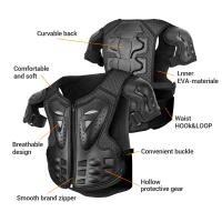 Armadura Protectora Para Niños Motos Off-Road Montaña Equipamiento De Protección Para Ciclismo En Moto Material ABS Y Nylon - details 8
