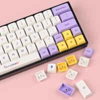Keycaps PBT XDA Profile 135 Teclas Personalizadas Lindas Proceso De Sublimación Térmica Para Cherry/Gateron XM Switch (Helado) - details 2