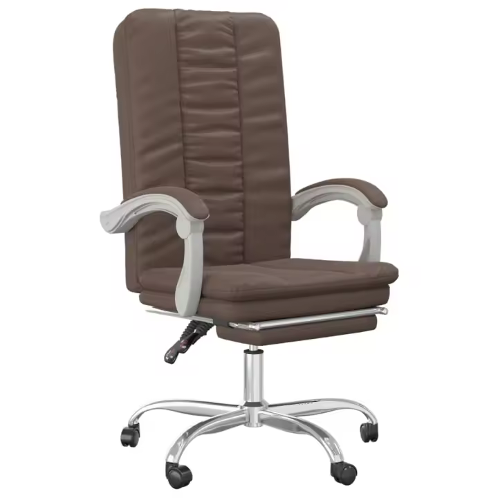 Silla de Oficina reclinable de cuero sintético - 1