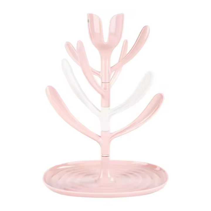 Kikka boo escurre biberones Tulip para 8 biberones sin BPA ROSA/GRIS/MENTA - 1