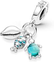 Pandora Moments - Abalorios de criatura oceánica，Incluye Caja Original - details 0