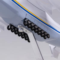 Modelo De Replicado De Avión Antonov AN-225 Mriya En Escala 1/200 42CM Figura De Colección De Plástico Resina Para Exposición - details 10