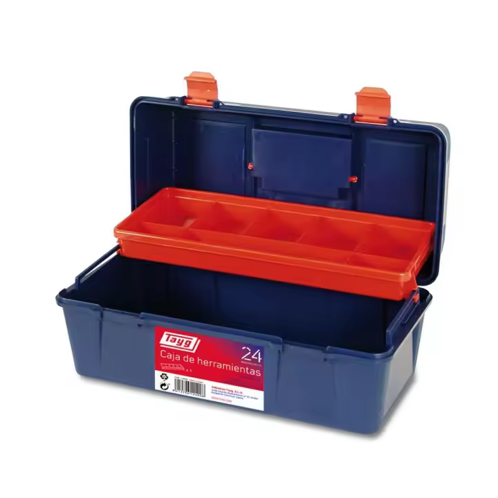 Caja herramientas plastico n.24-40x19 - 1