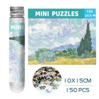 Regalos De Navidad Puzzle Mini Test Tube 150 Piezas Famosas Pinturas Viajes Juego De Rompecabezas Para Familia YC-M - details 8