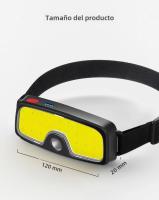 Linterna Frontal COB LED Super Brillante Recargable 180° Lámpara De Corbata Impermeable Para Actividades Al Aire Libre Como Ciclismo Pesca Camping Y Senderismo - details 18