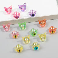 Nuevo 6PCS Bolas De Acrílico De Fantasma Monstruo Con Ojo Unico Encantos Colgantes Lindo Para Hacer Joyas Pulsera Collar Aretes Accesorios - details 10
