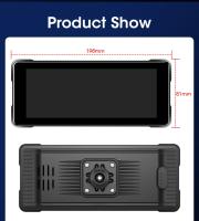 Pantalla De Navegación GPS Para Motocicleta 7 Pulgadas Con Wireless Carplay Y Android Auto IP67 Bluetooth DVR De Protección Contra Agua Para Casco - details 20