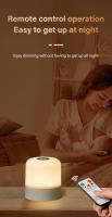 Lámpara De Noche Recargable Portátil Con Control Remoto Y Toque Cambio De Color RGB 16 Luz Para Dormitorio Y Habitación - details 8