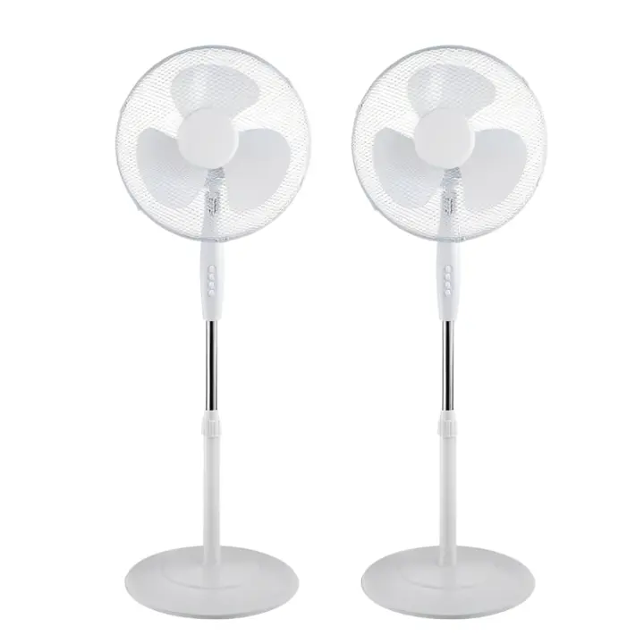 LILI HOME Pack de 2 Ventiladores de Pie Nametil Ø43cm 45w Diseñado para proporcionar una excelente circulación de aire, este ventilador es perfecto para cualquier habitación de tu hogar u oficina. La altura del ventilador se puede ajustar para dirigir e - 1