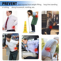 Cinturón de Apoyo Lumbar para Alivio del Dolor en la Espalda con 6 Estabilizadores Transpirable para Hombres y Mujeres para Soporte Lumbar en el Trabajo - details 10
