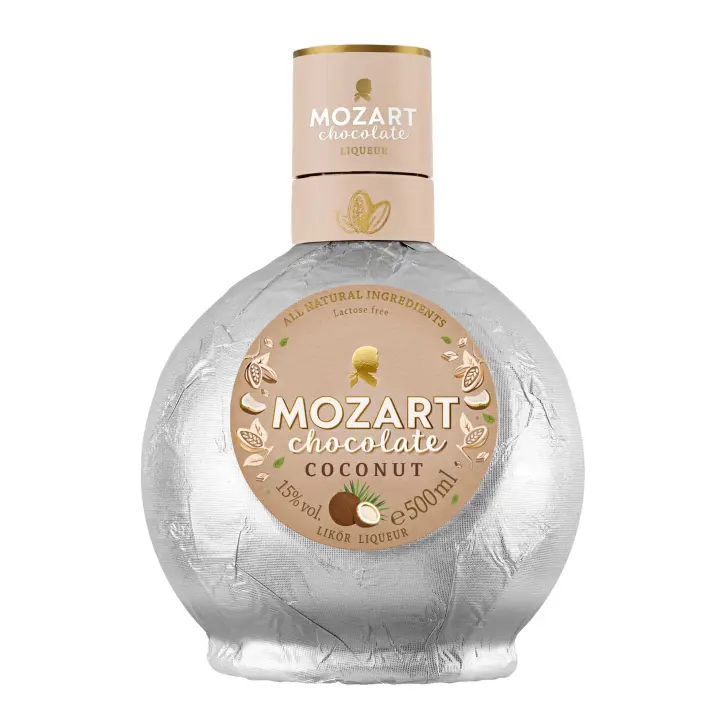 LICOR PREMIUM MOZART COCONUT CHOCOLATE CREAM 50CL 15% - 1