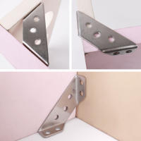Universal Juego De 4 Soportes De Esquina Triangulares Para Muebles Conector De Ángulo Para Cama Gabinete Cajón Y Silla Herramienta De Fijación Para Muebles - details 1