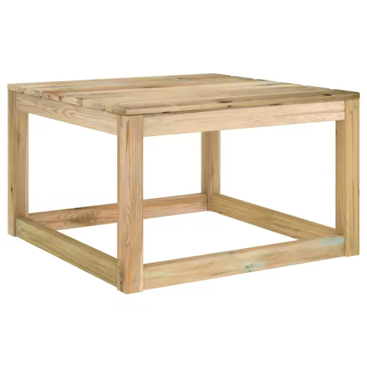 Meso de palets de Jardín 2 UDS Madera impregnada 60x60x36,5 cm - 1