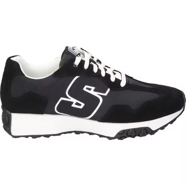 SKECHERS | Zapatillas Skechers Upper Cut Neo Jogger Lantis para Hombre – Deportivas en Color Negro con Detalles en Blanco – Sneakers con Cordones – Estilo Casual – Versátiles – Modelo 210744-BLK - 1