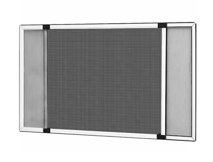Mosquitera adaptable de aluminio , mosquitera ventana, anti-insectos (mosquitos o moscas)Mosquitera para Ventanas Red de Fibra de Vidrio Adaptable Fácil de Instalar . - 1