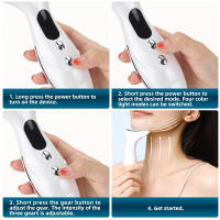 Masajeador Facial Y De Cuello EMS Con Terapia De Luz Roja Belleza Dispositivo Antienvejecimiento Vibration Sonic Reducción De Doble Barba Levantamiento De Piel - details 9
