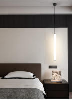 Lámpara Colgante LED De Estilo Minimalista 360° Para Sala De Estar Comedor Dormitorio Oficina Iluminación Ceilinadora Con Soporte Para Montaje En Casa - details 12