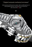 Reloj Mecánico LIGE Para Hombre Lujo Acero Inoxidable Resistente Al Agua Con Caja Reloj De Pulsera Automático Casual De Moda - details 14