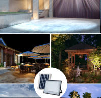 Lámpara Solar de 300W para Exterior, Focos impermeables, Luces Solares with a Distancia, reflector de Luz, Luces de Jardín y Calle - details 14