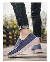 Zapatos Casuales Para Hombre Verano Suela De Tela Y Cuero Malla Antideslizante Transpirable Para Conducir Comodidad Talla Grande 39-47 - details 10