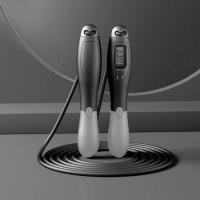 Set De Cuerda De Saltar Con Cable De Acero Para Deportes Equipo De Entrenamiento Cardio Para Adultos Y Estudiantes Cuenta Pasos - details 2