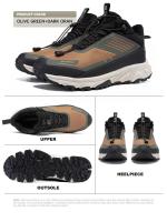 Zapatos De Senderismo Para Hombre Baasploa Mocasines De Otoño Invierno Con Forro De Peluche Cómodo Y Cálido Suela Antideslizante Impermeable TPU Rendija Elástica Encima Del Tobillo Material Principal Sintético - details 11
