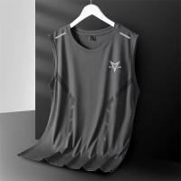 Camiseta De Hombre MINISO Con Manga Corta Y Malla Para Verano Secado Rápido Estilo Deportivo Corte Grande Transpirable Para Diario - details 3