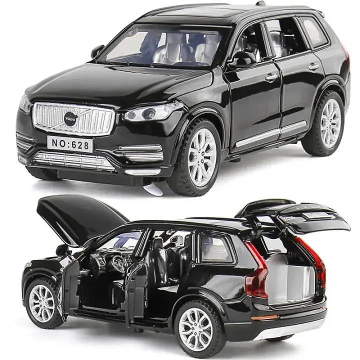 Modelo De Coche Volvo XC90 SUV a Escala 1:32 Con Sonido Y Luz Juguetes Para Niños Decoración De Casa Metal No Edible Para Mayores De 14 Años - 1