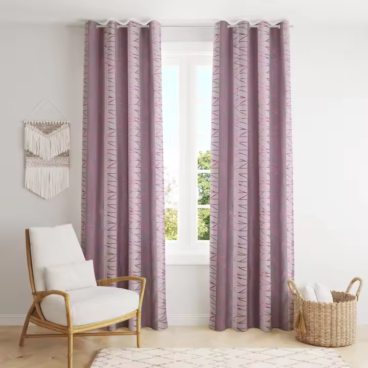 Shoppe house - Cortina Salón Dormitorios - Cortina con Ojales semiopaco 140x260cm - 1