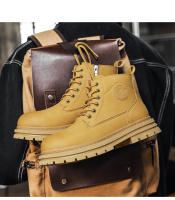 Botas De Moto Para Hombre Alta Corte Invierno Con Cierre De Cremallera Lateral Botas De Lluvia Calientes De Exterior Talla 46 - details 1