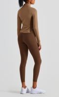 Pantalones De Yoga Para Mujer High Waist Seamless Leggings Fitness Gimnasio Transpirables Suaves Con Elevación De Glúteos Tallas Verdaderas - details 2