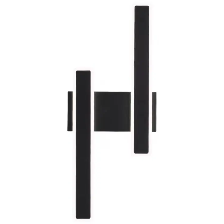Aplique de pared para interiores, Modern aplique LED de 32 W y 3600 LM, Luz Cálida de 3000 K, aplique acrílico para interiores, ideal para dormitorio, Salón, pasillo y Escalera (46 × 18 × 3,5 cm) - 1