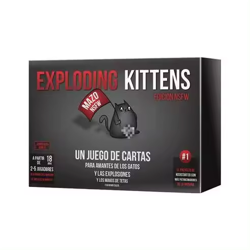 Asmodee Juego de Cartas Exploding Kittens NSFW - Edición Original - 1