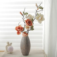 Magnolia Flores Artificiales Ramas Largas Para Navidad Y Bodas Decoración De Hogar Y Salon Arreglo Floral Silken Orchid Fake Plant Para Jardín - details 2