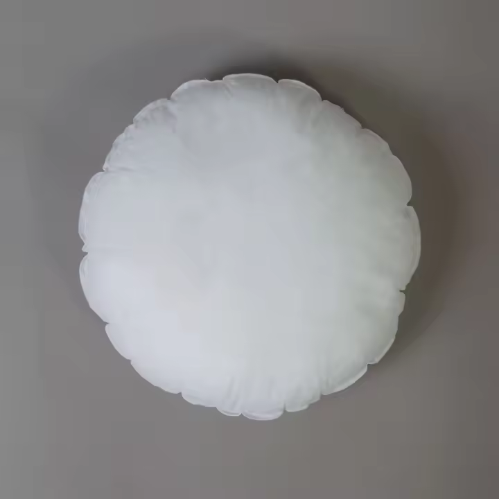 10XDIEZ Relleno cojin redondo 45cm diametro - Almohadas interiores de alta densidad - 1