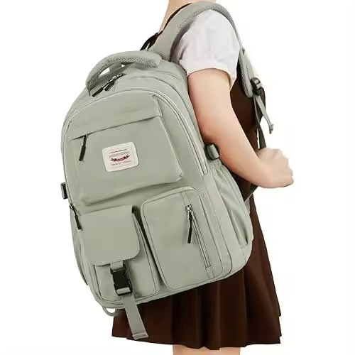 Mochila escolar ligera para mujeres, mochila encantadora para niñas, mochila de computadora portátil para días de ocio escolar, mochila de viaje de trabajo universitario - 1