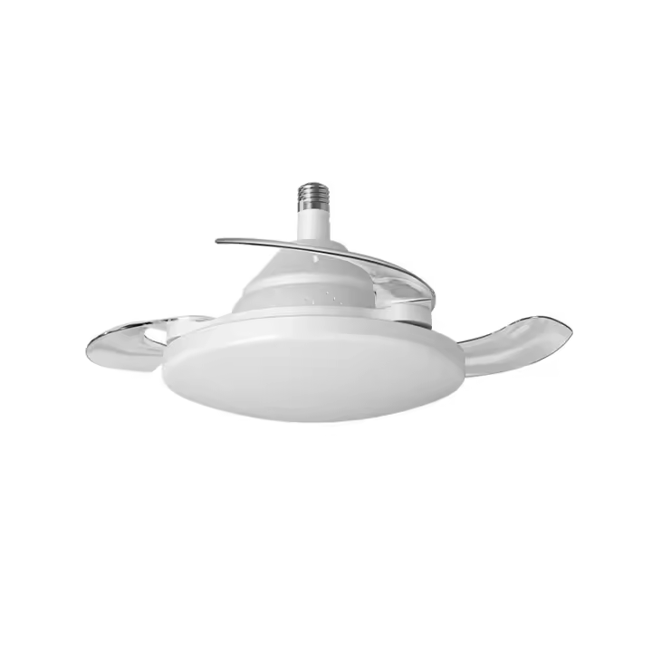 Ventilador de techo con aspas transparentes y control remoto, perfecto para salas de estar, dormitorios y dormitorios. - 1