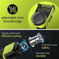 Juego de accesorios de baño, peine de Corte de 14 Alturas para una hoja, peine para QP2520 QP2530 QP2630 - details 2