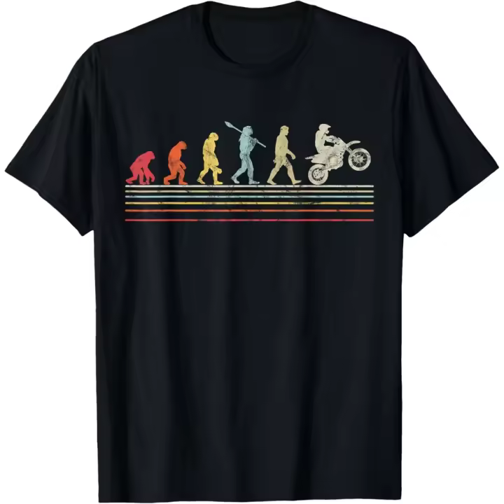 Camiseta de Manga Corta, 100% Algodón, Ropa Unisex para Hombres y Mujeres en 5 Tallas, Camiseta Negra, Cuello redondo con estampado. - 1