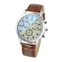 Reloj De Lujo De Cuarzo Con Dial De Acero Inoxidable Reloj Casual De Pulsera Material De Correa De Cuero Estilo Fashion & Casual - details 19